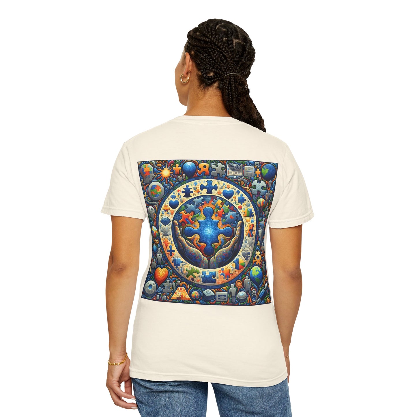 Unisex T-Shirt Puzzle Art Autism Awareness Tee