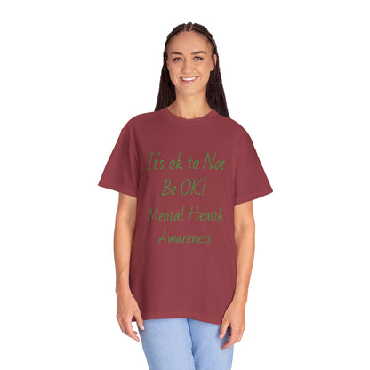 Unisex Mental Health Awareness T-Shirt - It's OK to Not Be OK