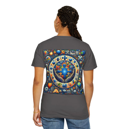 Unisex T-Shirt Puzzle Art Autism Awareness Tee