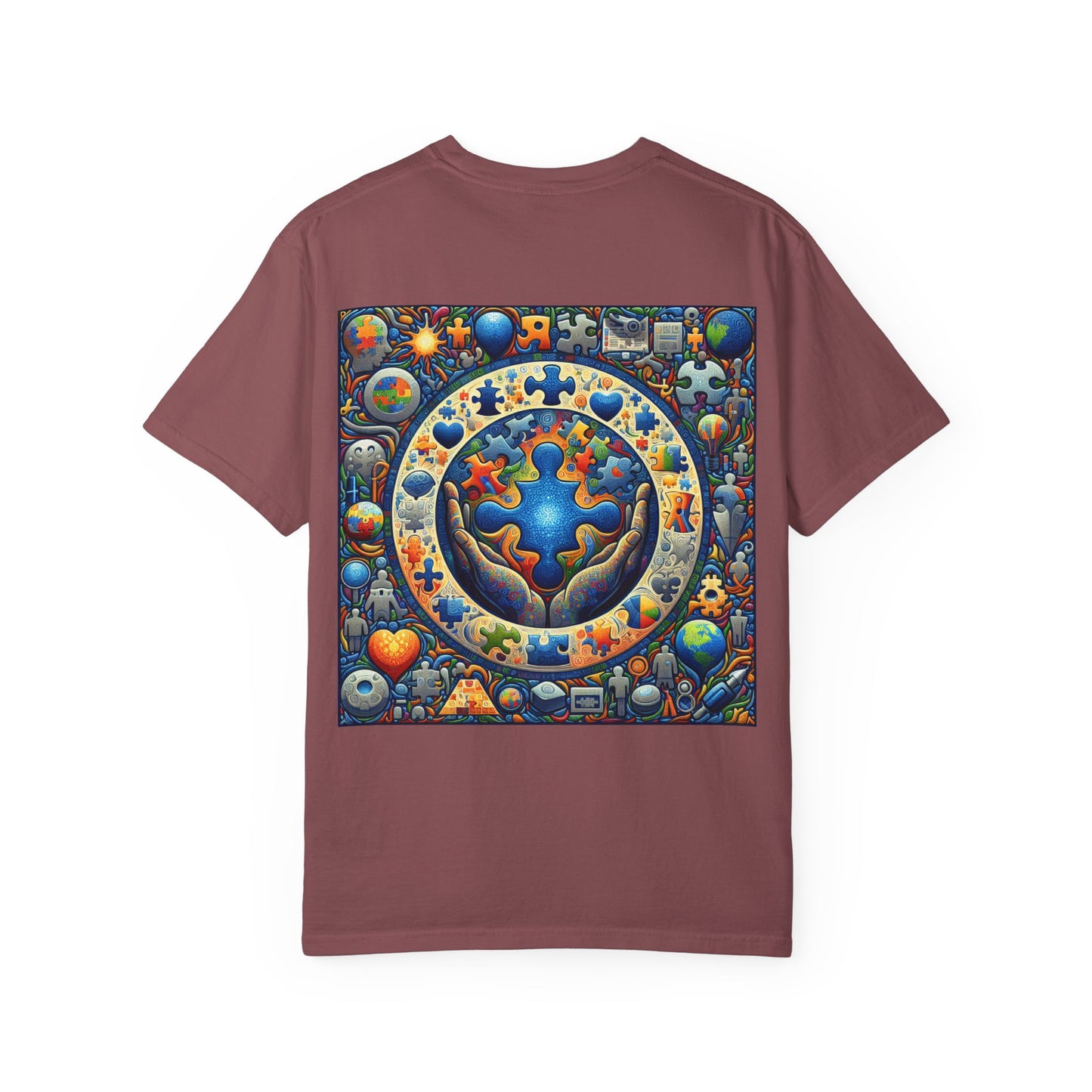 Unisex T-Shirt Puzzle Art Autism Awareness Tee