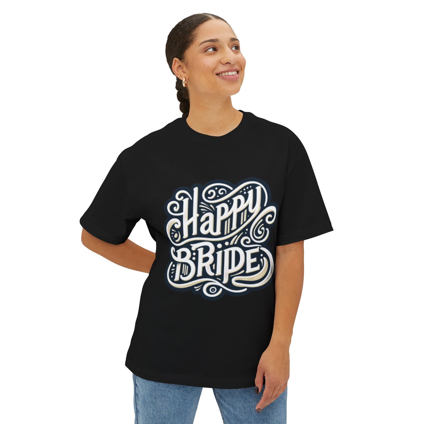 Boxy Tee - Happy Bride Tee