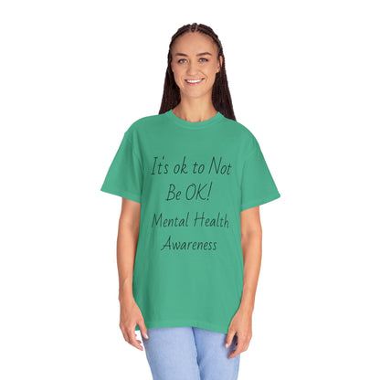 Unisex Mental Health Awareness T-Shirt - It's OK to Not Be OK