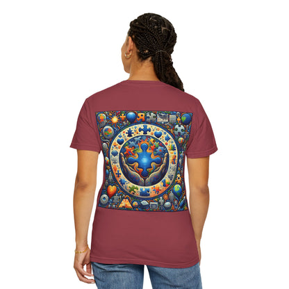 Unisex T-Shirt Puzzle Art Autism Awareness Tee