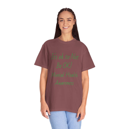 Unisex Mental Health Awareness T-Shirt - It's OK to Not Be OK