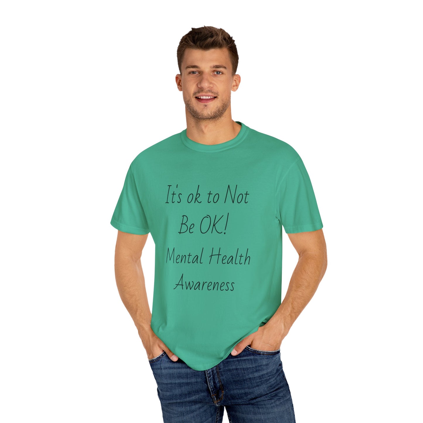 Unisex Mental Health Awareness T-Shirt - It's OK to Not Be OK