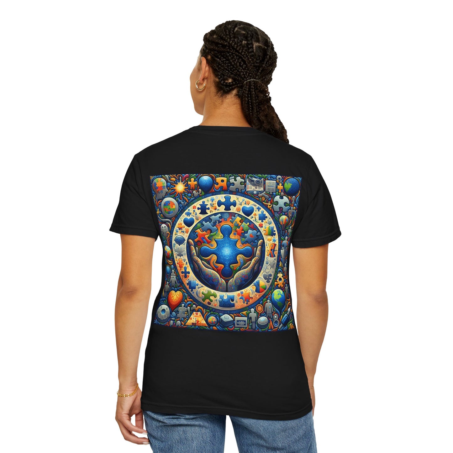Unisex T-Shirt Puzzle Art Autism Awareness Tee
