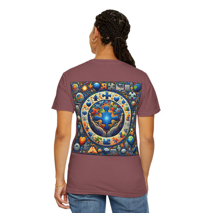 Unisex T-Shirt Puzzle Art Autism Awareness Tee