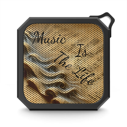 Portable Outdoor Bluetooth Speaker - 'Music Is The Life'