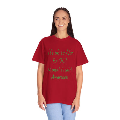Unisex Mental Health Awareness T-Shirt - It's OK to Not Be OK