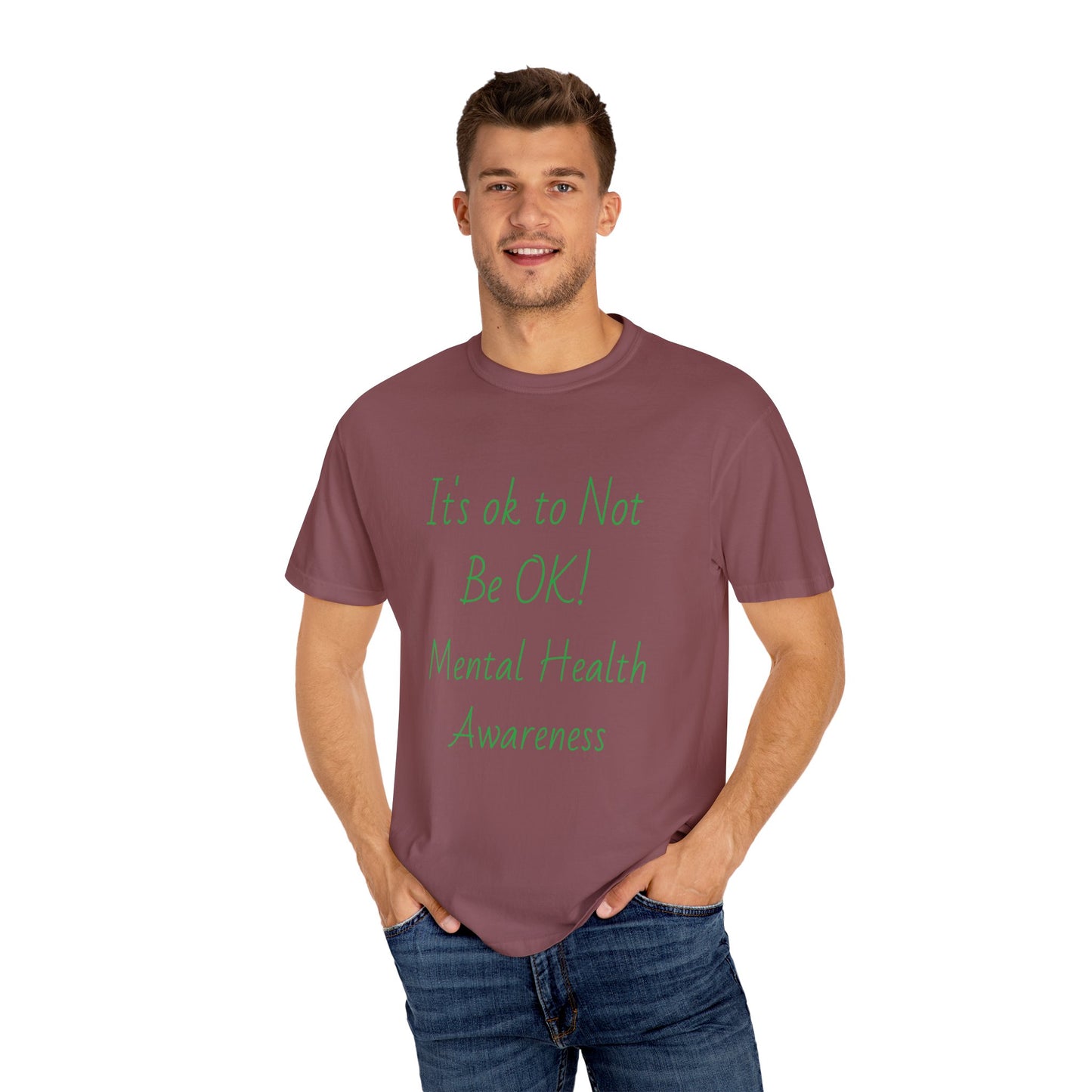 Unisex Mental Health Awareness T-Shirt - It's OK to Not Be OK