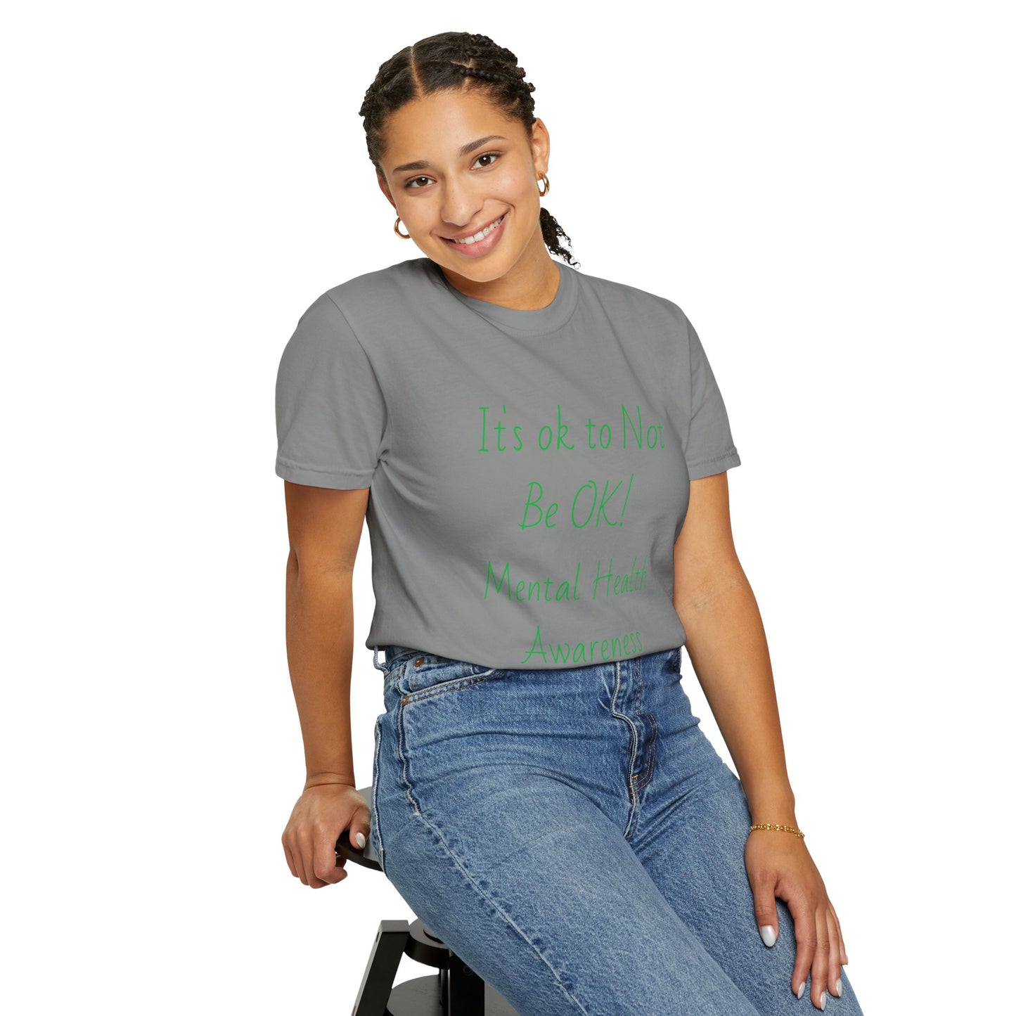 Unisex Mental Health Awareness T-Shirt - It's OK to Not Be OK