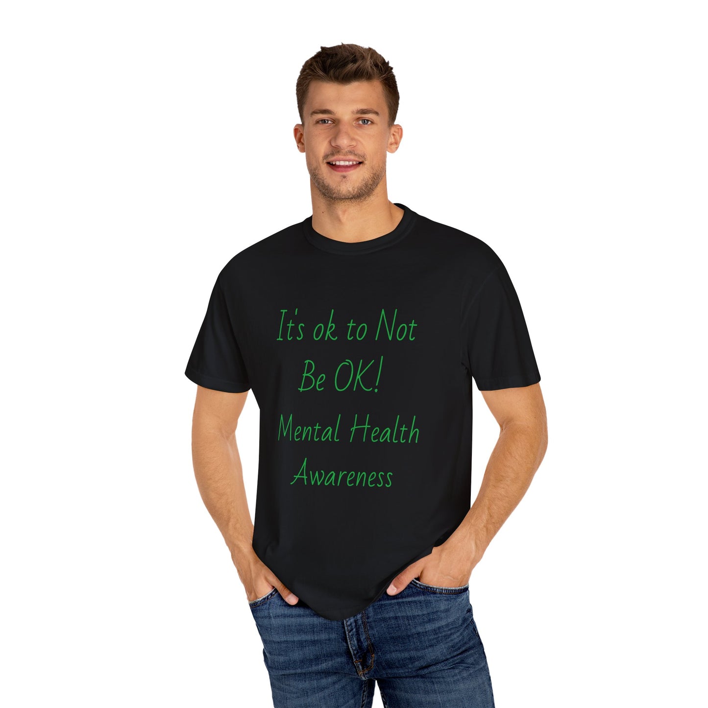 Unisex Mental Health Awareness T-Shirt - It's OK to Not Be OK