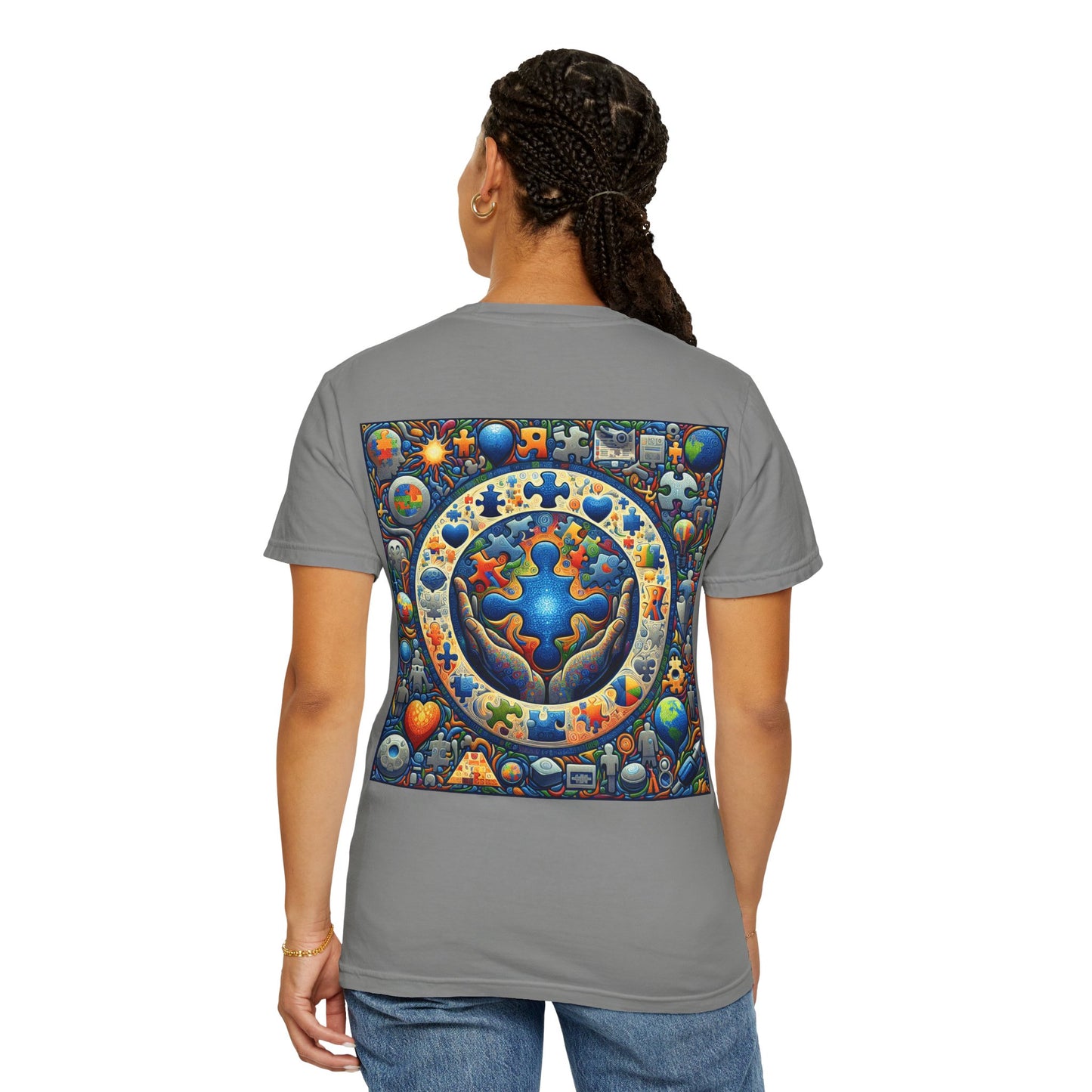 Unisex T-Shirt Puzzle Art Autism Awareness Tee