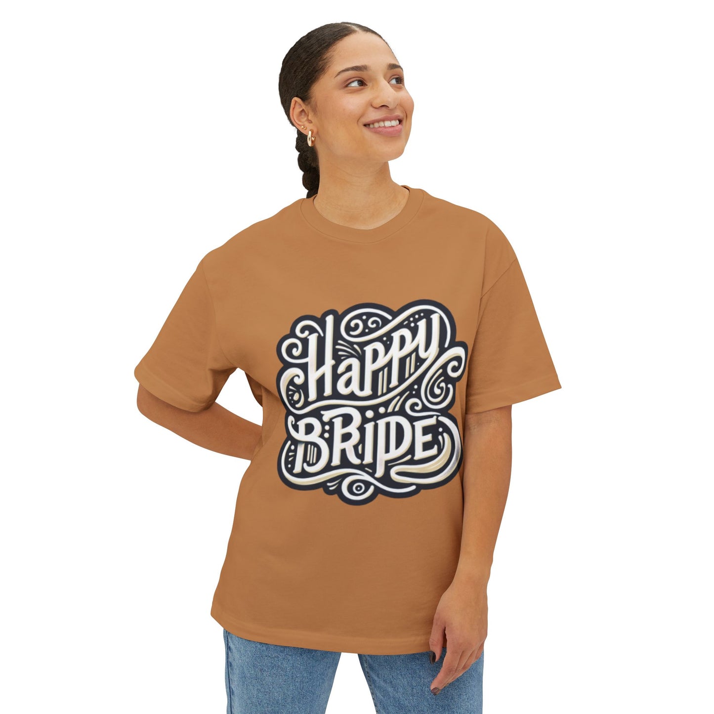Boxy Tee - Happy Bride Tee