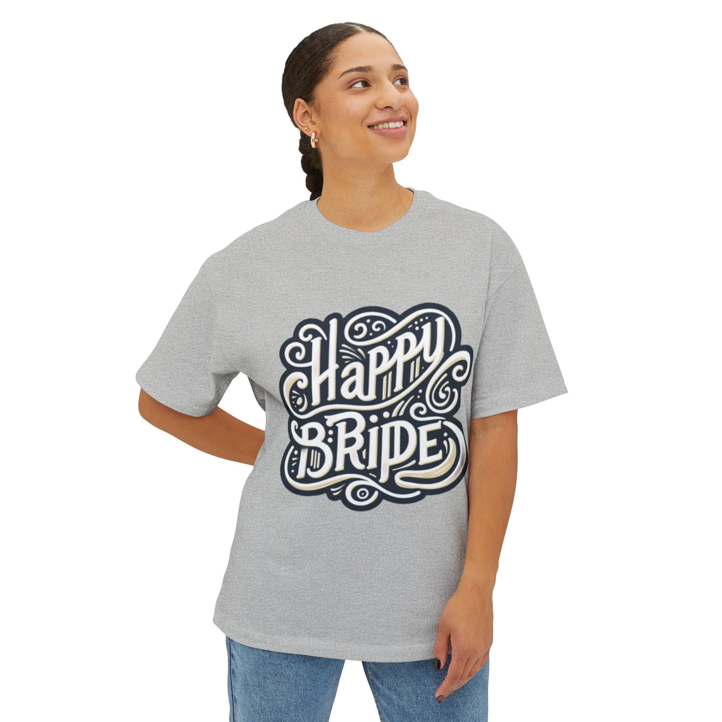 Boxy Tee - Happy Bride Tee