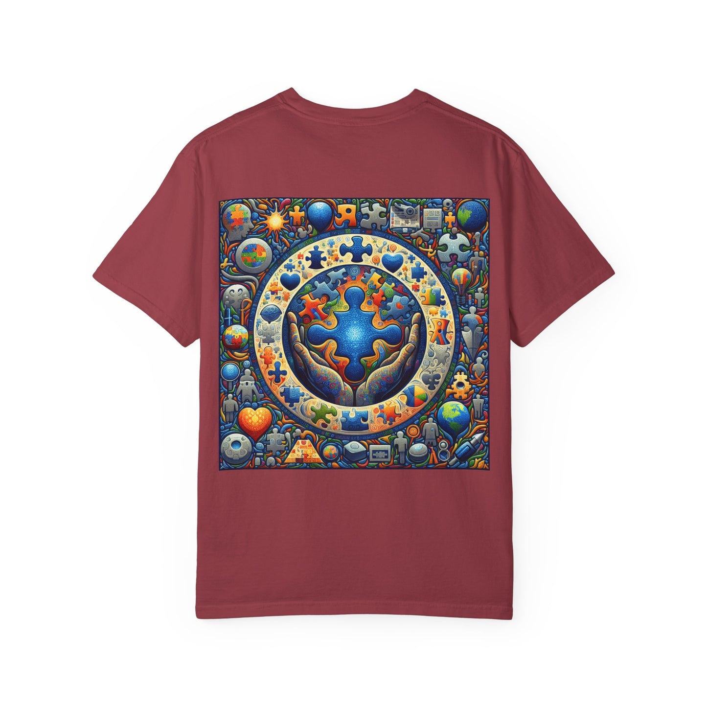 Unisex T-Shirt Puzzle Art Autism Awareness Tee