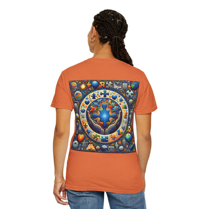 Unisex T-Shirt Puzzle Art Autism Awareness Tee