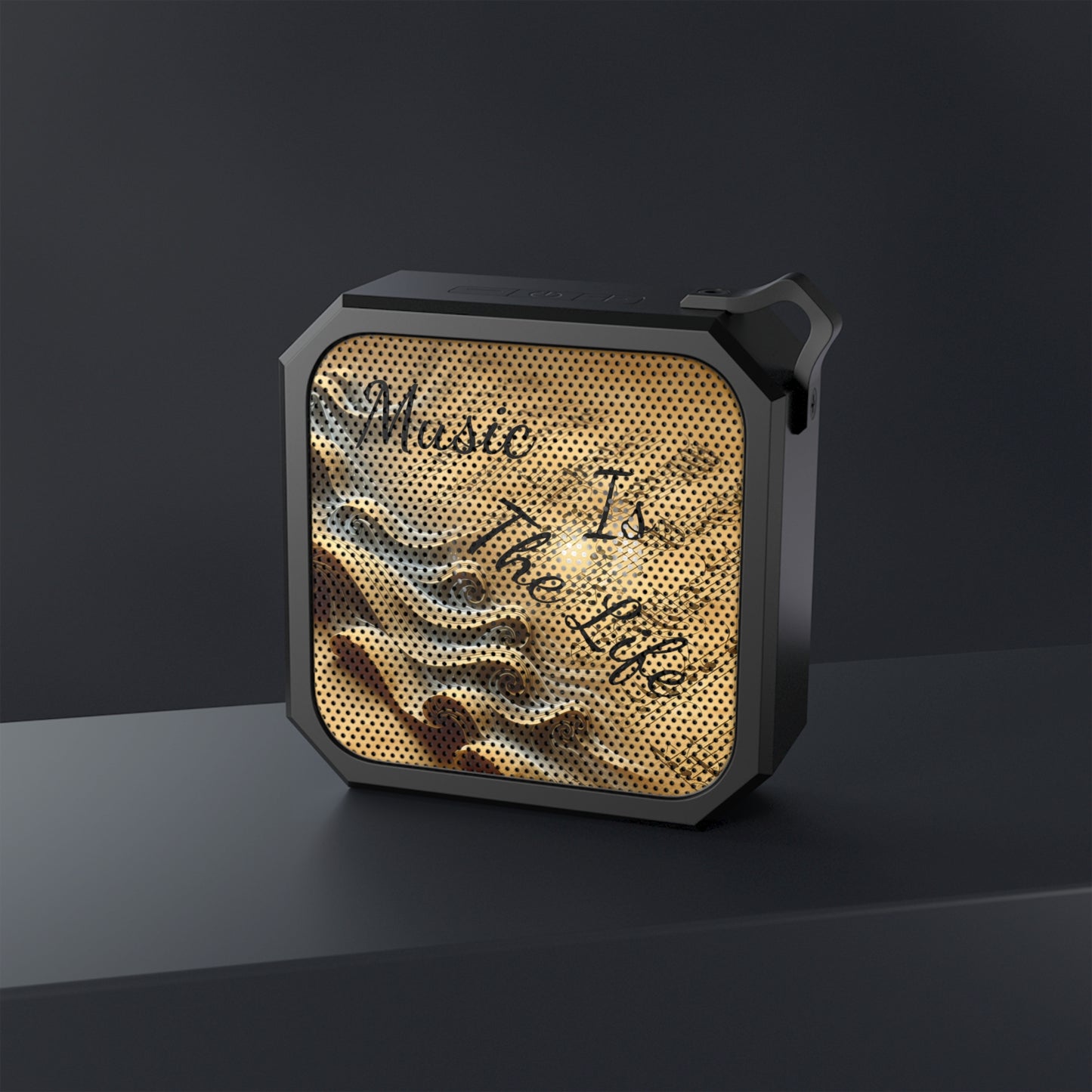 Portable Outdoor Bluetooth Speaker - 'Music Is The Life'