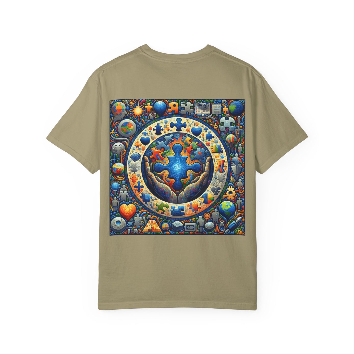 Unisex T-Shirt Puzzle Art Autism Awareness Tee