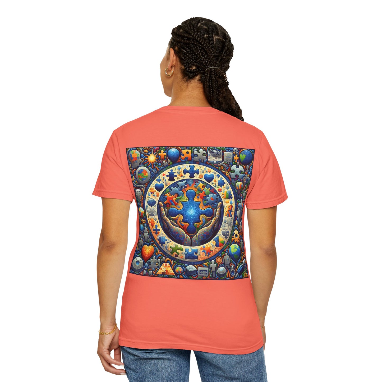 Unisex T-Shirt Puzzle Art Autism Awareness Tee