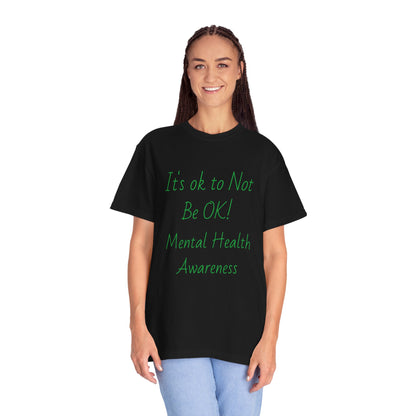 Unisex Mental Health Awareness T-Shirt - It's OK to Not Be OK