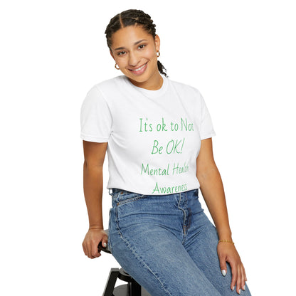 Unisex Mental Health Awareness T-Shirt - It's OK to Not Be OK
