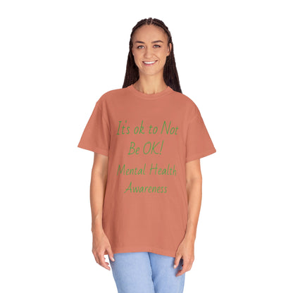 Unisex Mental Health Awareness T-Shirt - It's OK to Not Be OK