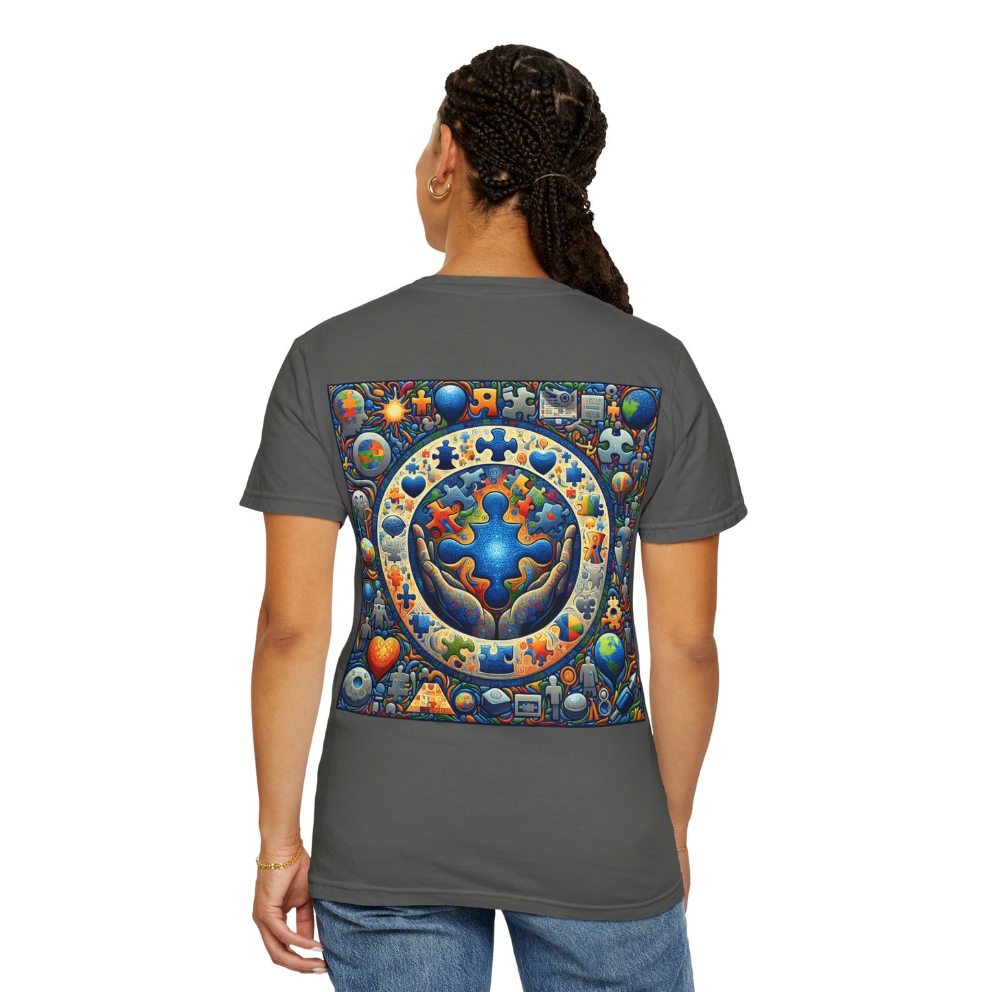 Unisex T-Shirt Puzzle Art Autism Awareness Tee