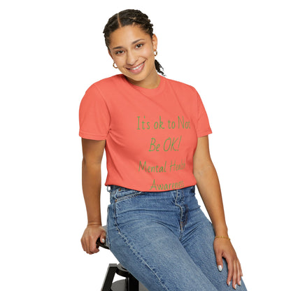 Unisex Mental Health Awareness T-Shirt - It's OK to Not Be OK