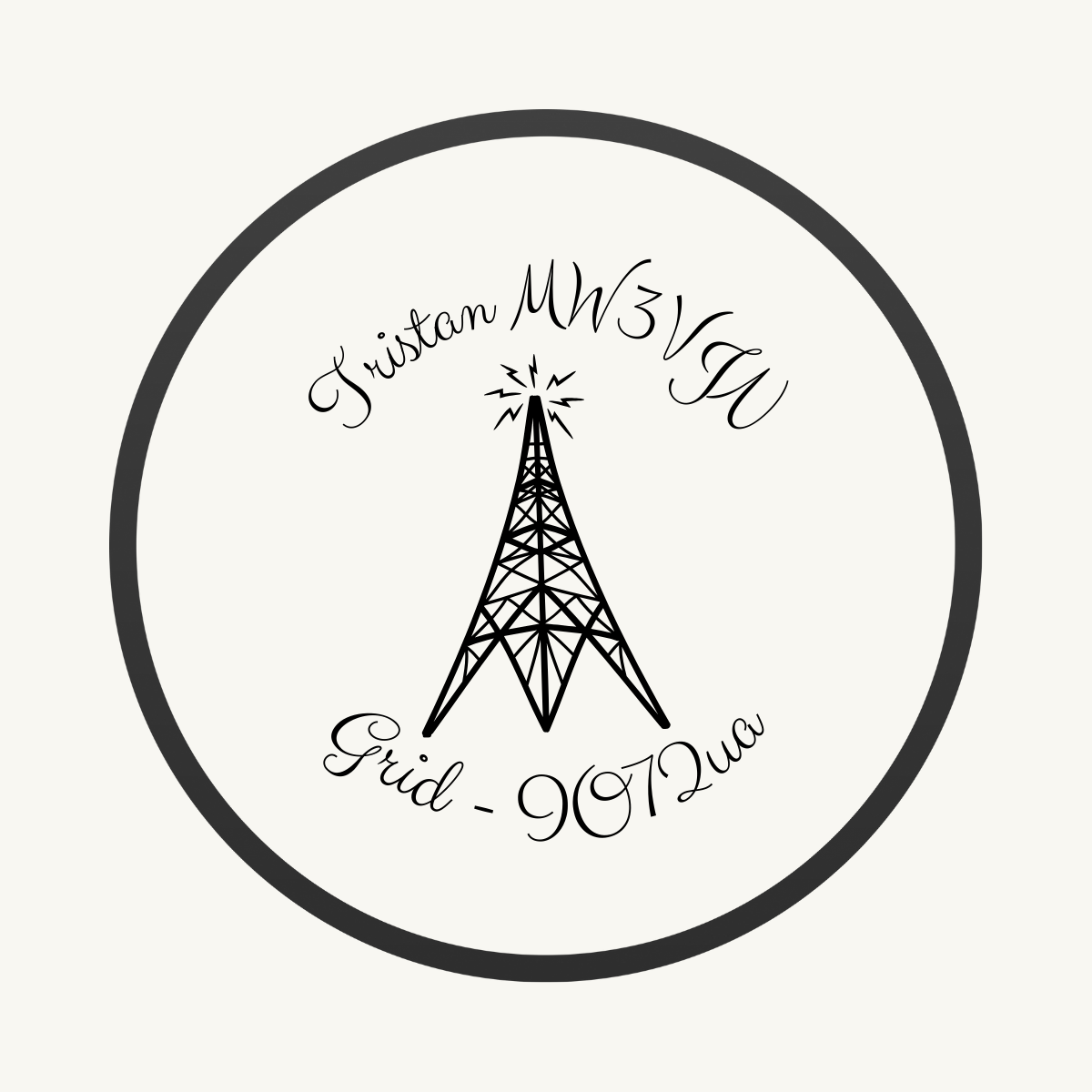 Slate Callsign Coaster