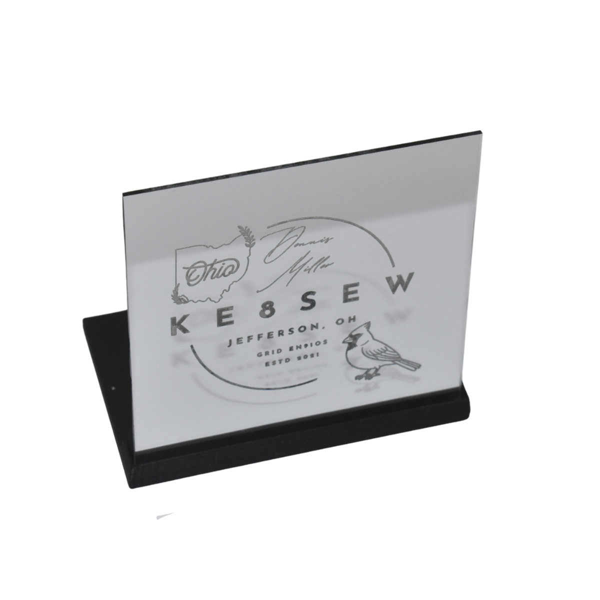 Mirror Call Sign Coaster