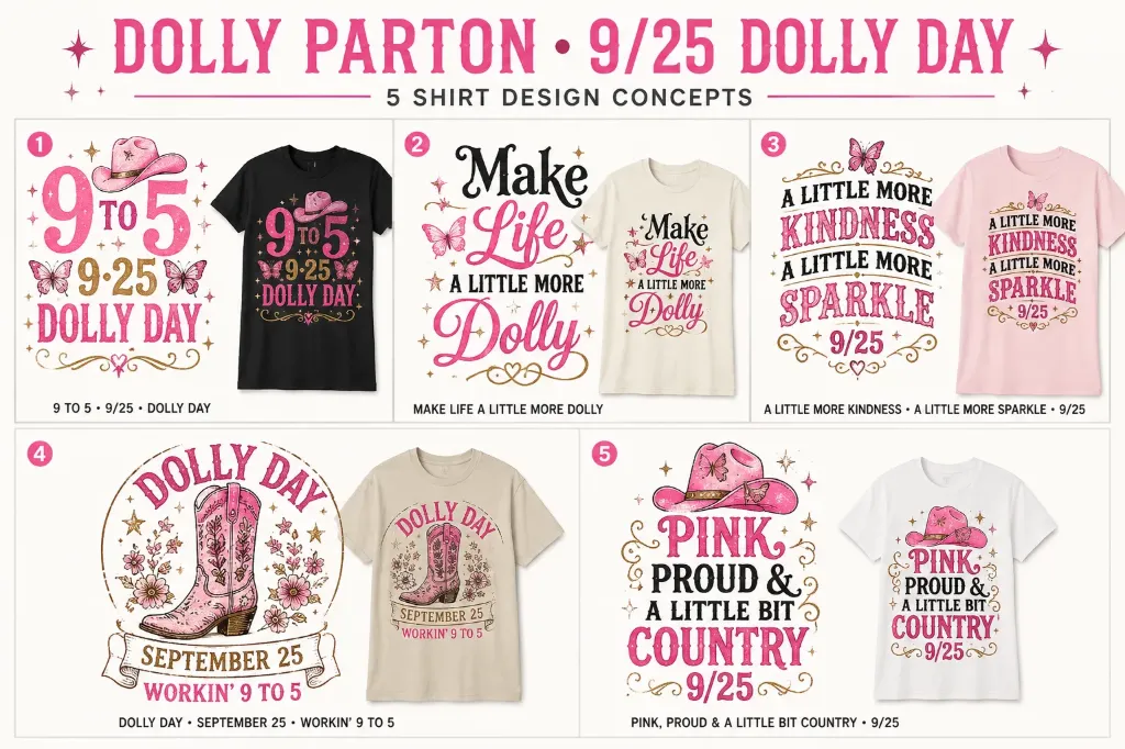 Dolly Day 9/25 Tribute T-Shirts