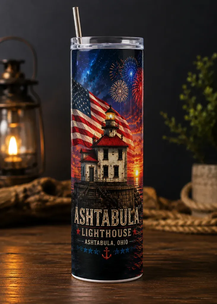 Ashtabula Lighthouse Tumbler