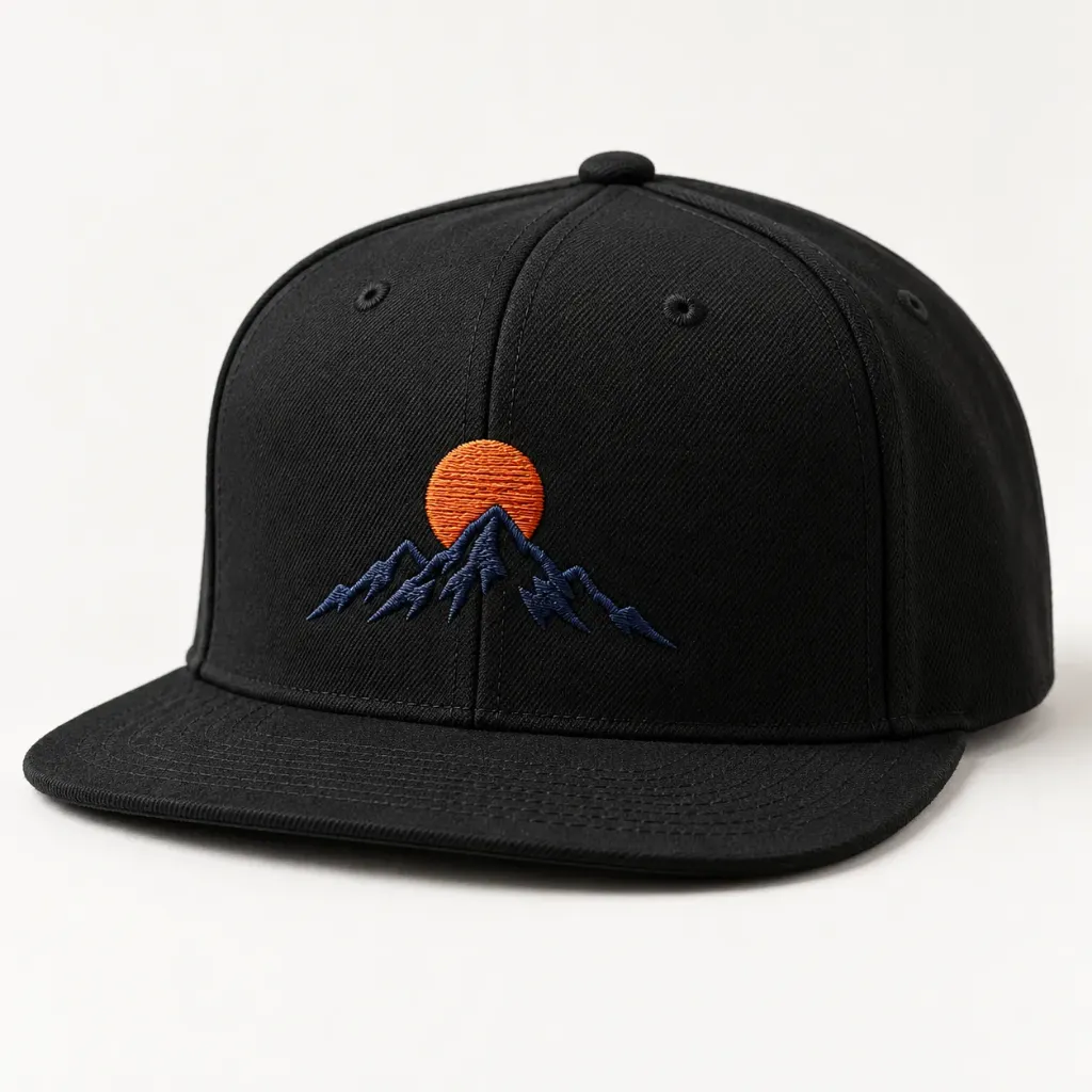Custom Embroidered Hat – Flat-Bill Snapback (5340)