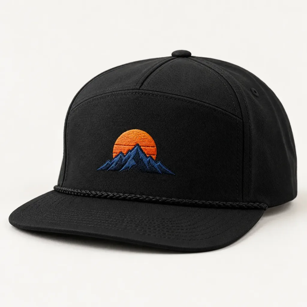 [5397-EMB] Custom Embroidered Hat – A-Frame Rope Hat (5397)