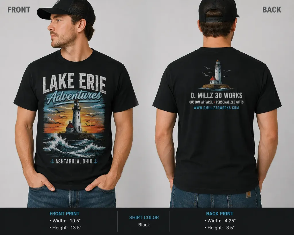 Adult Custom Two-Sided T-Shirt