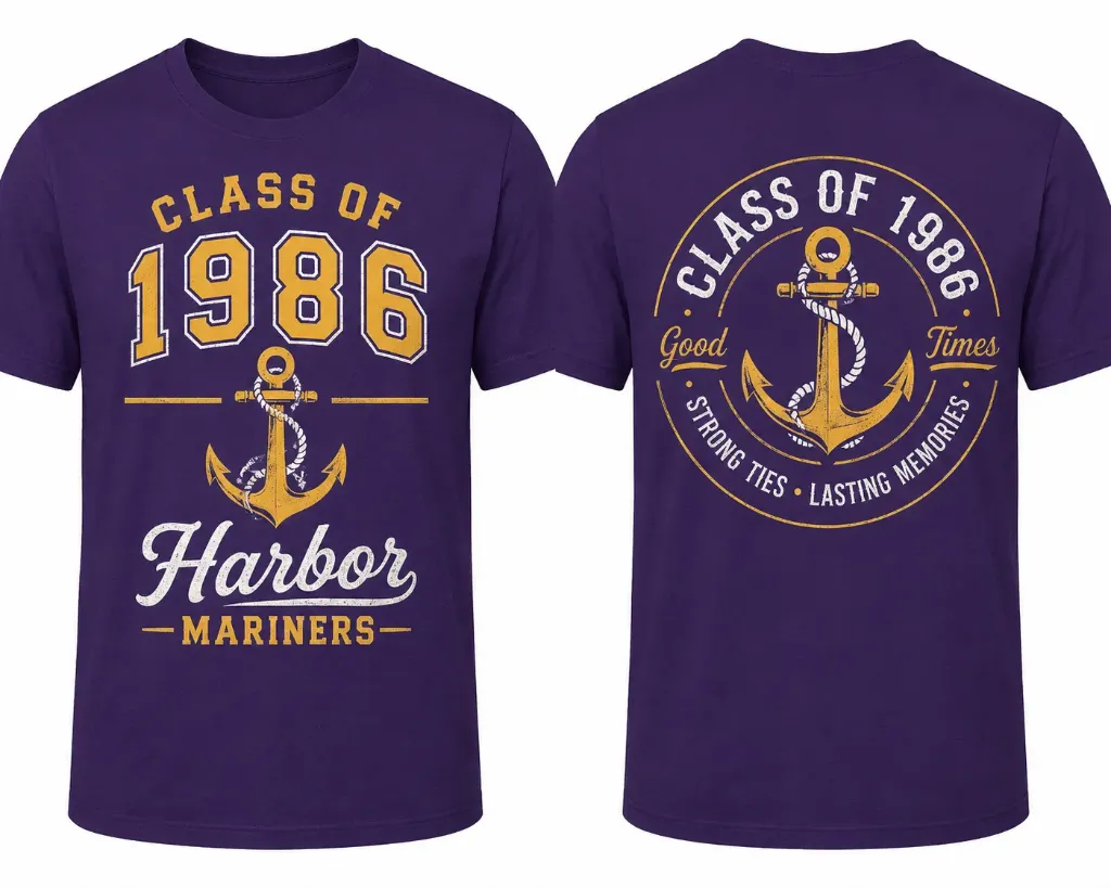 Harbor Mariners Class of '86 Tee